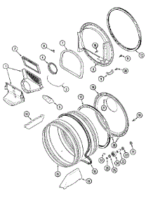 06 - Tumbler parts for Maytag Dryer MDE16PDAGW from AppliancePartsPros.com