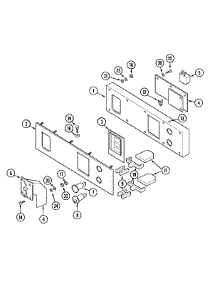 04 - Control Panel (Pc & Pn Models) parts for Maytag Washer MFR50MCAVS from AppliancePartsPros.com