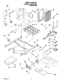 11 - Unit Parts parts for Maytag Refrigerator ASD2526VES00 from AppliancePartsPros.com