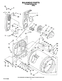 03 - Bulkhead Parts parts for Maytag Dryer MGD5821TW0 from AppliancePartsPros.com