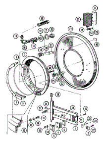 07 - Door parts for Maytag Washer MFX75PNAVS from AppliancePartsPros.com