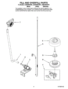 06 - Fill And Overfill Parts parts for Maytag Dishwasher ADB3500AWB1 from AppliancePartsPros.com