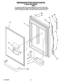 05 - Refrigerator Door Parts parts for Maytag Refrigerator MBB1952HEB10 from AppliancePartsPros.com