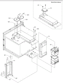 05 - Magnetron / Stirrer Motor parts for Menu Master Microwave UC1800VP / P1304407M from AppliancePartsPros.com