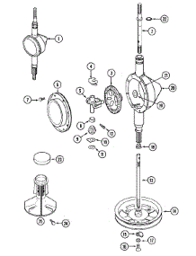 08 - Transmission parts for Maytag Washer MAT25CSCAG from AppliancePartsPros.com