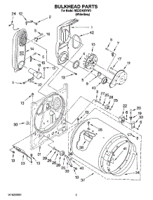 03 - Bulkhead Parts parts for Maytag Dryer MGDC400VW0 from AppliancePartsPros.com