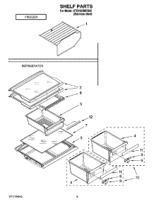 05 - Shelf Parts, Optional Parts (Not Included) parts for Maytag Refrigerator ATB1822MRS00 from AppliancePartsPros.com