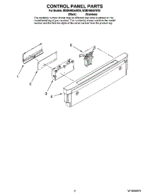 02 - Control Panel Parts parts for Maytag Dishwasher MDBH985AWB0 from AppliancePartsPros.com