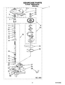 08 - Gearcase Parts, Optional Parts (Not Included) parts for Maytag Washer 7MMMS0160VW0 from AppliancePartsPros.com
