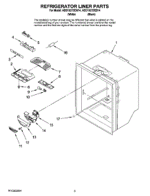 02 - Refrigerator Liner Parts parts for Maytag Refrigerator ADD1927DEB14 from AppliancePartsPros.com