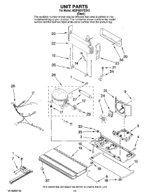 07 - Unit Parts parts for Maytag Refrigerator ABB1921FEB12 from AppliancePartsPros.com