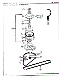 09 - Base / Brake & Rotor parts for Maytag Washer MAT25DAABL from AppliancePartsPros.com