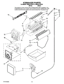 08 - Icemaker Parts, Optional Parts (Not Included) parts for Amana Refrigerator ABB2227DEB14 from AppliancePartsPros.com
