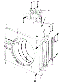 07 - Door parts for Maytag Washer MFS25PNAVS from AppliancePartsPros.com