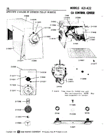 06 - Ca Control Center parts for Maytag Washer A22CA from AppliancePartsPros.com