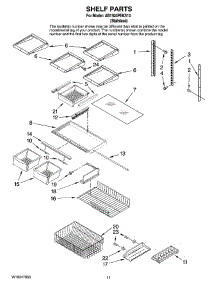 06 - Shelf Parts parts for Maytag Refrigerator AB1924PEKS13 from AppliancePartsPros.com