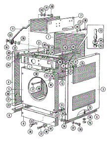 13 - Cabinet parts for Maytag Washer MFR35MCAVS from AppliancePartsPros.com