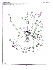 08 - Base parts for Maytag Washer MAT23PCABW from AppliancePartsPros.com