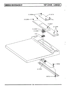 03 - Top Cover-Canada parts for Maytag Dryer DE22CA from AppliancePartsPros.com