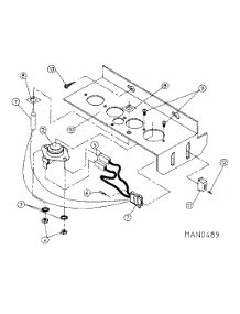 14 - Microprocessor Sensor Bracket (Dg50 / 30) parts for Maytag Dryer DG50PN1 from AppliancePartsPros.com