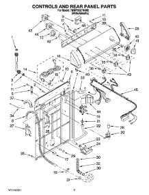 02 - Controls And Rear Panel Parts parts for Maytag Washer 7MMPS0070VM0 from AppliancePartsPros.com