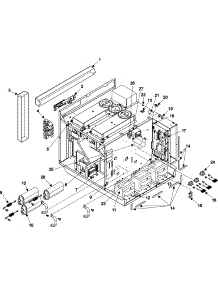 03 - Electrical Components parts for Amana Microwave ASE90002 / P1332814M from AppliancePartsPros.com