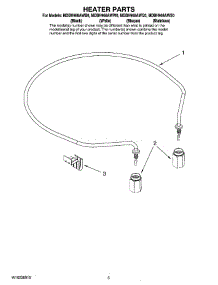 05 - Heater Parts parts for Maytag Dishwasher MDBH968AWW0 from AppliancePartsPros.com