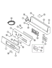 09 - Control Panel (Mah20praww) parts for Maytag Washer MAH20PRAWW from AppliancePartsPros.com