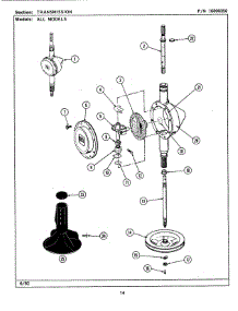 07 - Transmission parts for Maytag Washer MAT23PCAAW from AppliancePartsPros.com