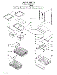 06 - Shelf Parts parts for Maytag Refrigerator G32027WEKB11 from AppliancePartsPros.com