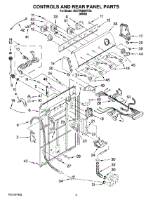 02 - Controls And Rear Panel Parts parts for Maytag Washer 3UATW4605TQ0 from AppliancePartsPros.com