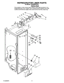 02 - Refrigerator Liner Parts parts for Maytag Refrigerator AC2224GEKS13 from AppliancePartsPros.com