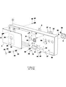 15 - Rear Panel parts for Maytag Washer MFS125PFVS from AppliancePartsPros.com