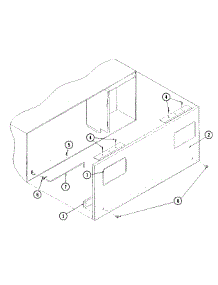 16 - Control Door Asy.(Prod 7 / 13 / 98 & After) parts for Maytag Dryer MDG75PN1AW from AppliancePartsPros.com