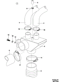 12 - Filling System parts for Maytag Washer MFS100PFVS from AppliancePartsPros.com