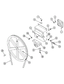 11 - Tumbler Bearing Assembly (Mlg32pdawx) parts for Maytag Dryer MLG32PDAWA from AppliancePartsPros.com