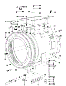 03 - Outer Shell Assembly parts for Maytag Washer MFX50NNATS from AppliancePartsPros.com