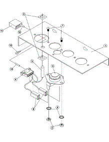 08 - Temperature Sensor Bracket parts for Maytag Dryer MDG120PHVW from AppliancePartsPros.com