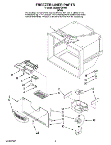03 - Freezer Liner Parts parts for Maytag Refrigerator GB2225PEKW12 from AppliancePartsPros.com