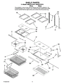 07 - Shelf Parts parts for Maytag Refrigerator ABB2227VEB10 from AppliancePartsPros.com