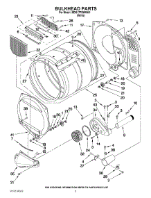 03 - Bulkhead Parts parts for Maytag Dryer MDG17PDAWW1 from AppliancePartsPros.com