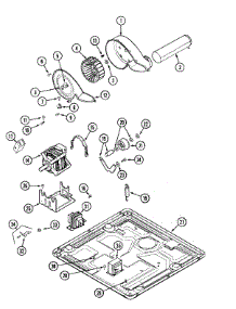 06 - Motor Drive (Dryer) parts for Maytag Dryer MLE19PDAGW from AppliancePartsPros.com