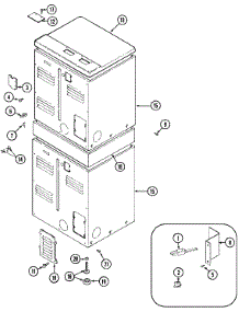 04 - Rear parts for Maytag Dryer MDG11MNAAW from AppliancePartsPros.com