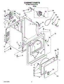 02 - Cabinet Parts parts for Maytag Dryer MED5707TQ0 from AppliancePartsPros.com
