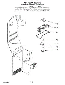 09 - Air Flow Parts parts for Maytag Refrigerator AC2225GEKW13 from AppliancePartsPros.com
