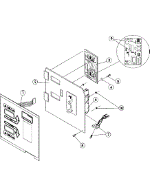 04 - Dmc Control Panel Assembly parts for Maytag Dryer MLG31PCAWW from AppliancePartsPros.com