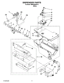 04 - Dispenser Parts parts for Maytag Washer MHWE500VW10 from AppliancePartsPros.com