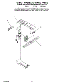 10 - Upper Wash And Rinse Parts, Optional Parts (Not Included) parts for Maytag Dishwasher ADB3500AWB0 from AppliancePartsPros.com