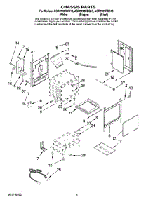 03 - Chassis Parts parts for Maytag Range AGR5725RDB13 from AppliancePartsPros.com