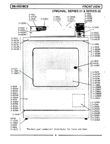 08 - Front Panel-Rear View parts for Maytag Dryer GDE18CA from AppliancePartsPros.com